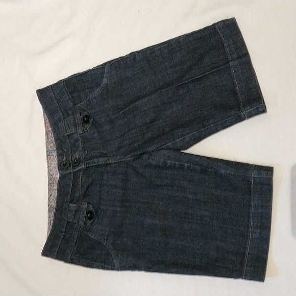 Kismet dark wash denim shorts size 10 - Picture 1 of 9